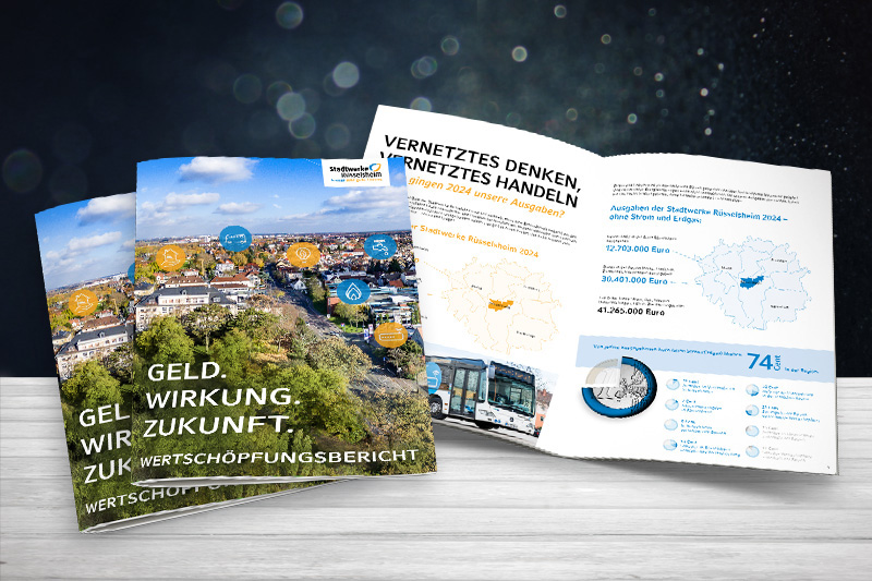Der Wertschöpfungsbericht der Stadtwerke Rüsselsheim GmbH